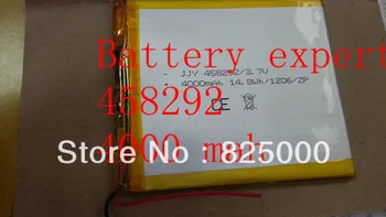 3.7 v, 4000mah, lítium-iónová polymérová Nabíjateľné batérie 7 palcový tablet PC 4.5 * 80 * 90 mm