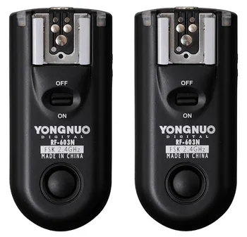 Yongnuo RF-603 N1, RF603 N1 RF 603 Flash Trigger 2 Vysielače pre NIKON D800 D3 D3X D2X D2H D1H D1X D700 D300 D100 D200