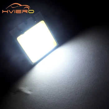 1Pcs C5W Klasu 48 SMD čip Biela Lampa na Čítanie led T10 Auto Led parkovacie Žiarovky Auto Interiéru Panel Svetlo Vlkovcový špz osvetlenie
