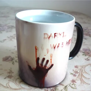 Drop shipping!Walking Dead Hrnčeky na Kávu, Čaj Mlieko farby Keramický Hrnček pohár