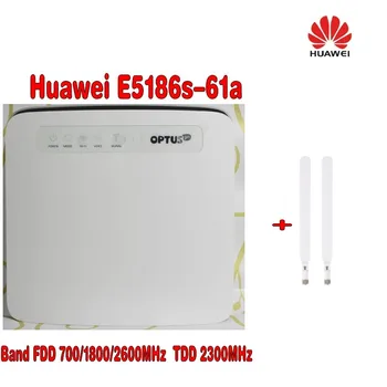 Huawei E5186s-61a 4G LTE CPE Router 300MBPS, Wi-Fi 2.4 A 5 Ghz - Odomknutý+2ks 4G Anténa
