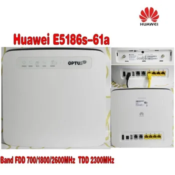 Huawei E5186s-61a 4G LTE CPE Router 300MBPS, Wi-Fi 2.4 A 5 Ghz - Odomknutý+2ks 4G Anténa
