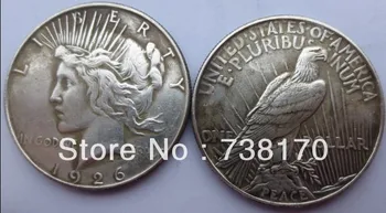 Spojené Štáty 1926 Striebro Mier Dolár Kópie Mincí