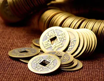 Veľkoobchod 600 Kusov Čínsky Antické Mince 22 mm Bronz Staroveké Mince, Staré Mince z Číny Ázijskej Strane Dodávky Dekorácie Zdarma Lode