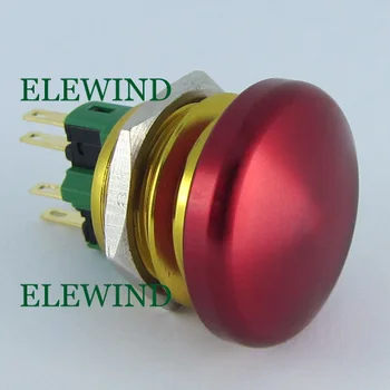 ELEWIND 22 mm Momentálne Kovové veľkú hlavu húb zatlačte tlačidlo(PM221-11M)