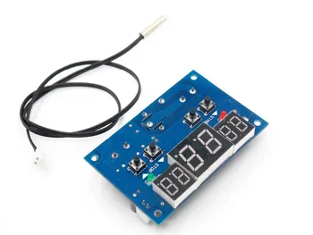 1pcs DC12V termostat Inteligentný digitálny termostat regulátor teploty S NTC snímačom W1401 led displej