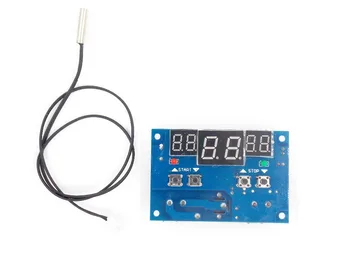 1pcs DC12V termostat Inteligentný digitálny termostat regulátor teploty S NTC snímačom W1401 led displej
