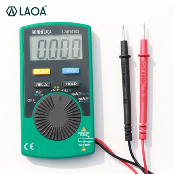 LAOA Tenké Multimeter Automatické Rozsah Multifunkčné Elektronické Elektrikár Vyhradená Vreckový Digitálny Multimeter LA814103