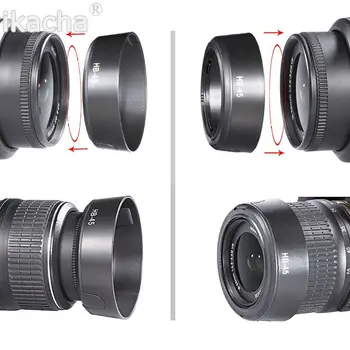 5 ks Fotoaparátu, clona HB-45 52mm LC-52 Pre Nikon D60 D40 D40XD5000 D3000 AF-S NIKKOR 18-55mm DX&18-55mm f/3.5-5.6 G VR