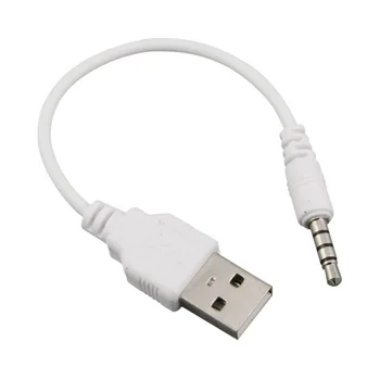 3,5 mm Muž AUX Audio Konektor do Konektora USB 2.0 Converter Kábel Kábel pre MP3 Audio Kábla Line