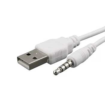 3,5 mm Muž AUX Audio Konektor do Konektora USB 2.0 Converter Kábel Kábel pre MP3 Audio Kábla Line