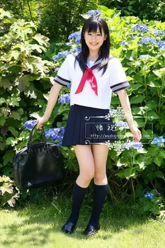 Nový Príchod Sladké Dievča Kostým Slúžky Námorník Lolita Šaty Jednotné Japonskej Škole Študent Jednotné Cosplay Kostým