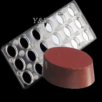 Oválne vajcovité Magnetické Polykarbonátu Čokoláda Formy Plastové DIY PC Tools Magnet puding jelly pre prevodom chocolate plesní
