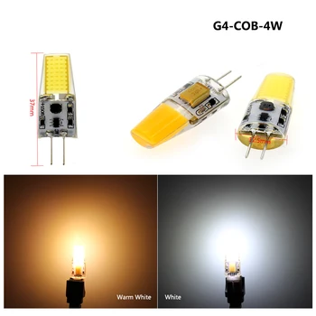G4 12V LED Žiarovky Lampy 2W 3W 4W LED Svetlo Nahradiť Halogénové Osvetlenie 4pcs/Veľa