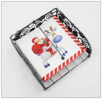 [RainLoong] Santa Detské Vianočné Sviatočné & Party Dodáva hodvábny Papier Detské Dekorácie Servilleta 33*33 cm 3 pack/veľa