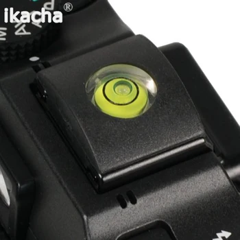 Horúce DSLR 1PCS/VEĽA Fotoaparát Bublina vodováhy + Hot Shoe Chránič Kryt pre Nikon Canon Casio Fuji Samsung