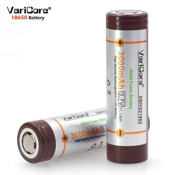 VariCore Pôvodný pre LG HG2 18650 batéria 3000mAh 18650HG2 3.6 V vypúšťanie 20A, špecializované elektronické batérie