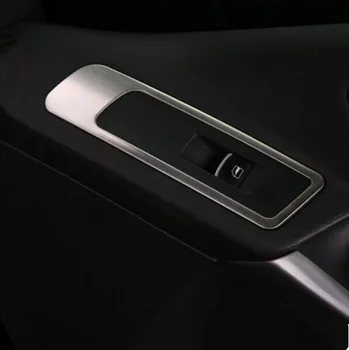 Auto-styling Nehrdzavejúcej ocele Okno regulátor dekorácie Rám Flitrami kryt Pre Volkswagen vw Tiguan 2010-2016 auto príslušenstvo