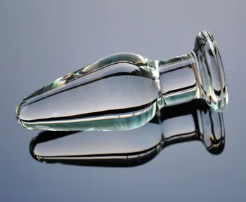 38mm pyrex glass zadok plug análne dildo perličiek crystal ball falošné mužský penis dick ženská masturbácia dospelých sexuálnu hračku pre ženy, mužov, gay
