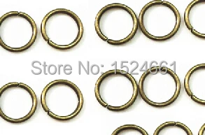 4 mm 1500 Bronz Tón Otvoriť Skok Krúžky 4 mm Dia - - *zistenia skok krúžky pin šperky zistenia materiály, príslušenstvo