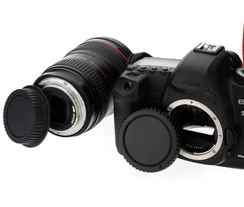 50 Kusov Fotoaparát Telo, Kryt Šošovky pre Canon 100D 1200D 60D 70 D 80D 550D 600D 700D 760D 5D Mark II 5DIII 5DIV 6D 7D 7DII DSLR
