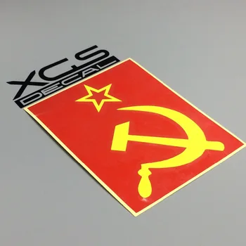 XGS KOTÚČA, Auto Nálepky ZSSR vlajka Symbol motocykel nepremokavé nálepky vonkajšie odtlačkový reflexné nálepky