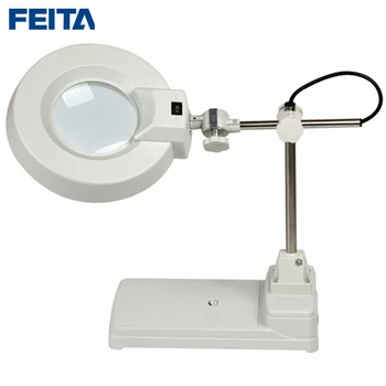 FEITA-86B Tabuľka Typ Priemyselné LED Lampy, Lupy s Optickou Lupou Sklo