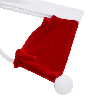 Nové Červené Pánske spodné Prádlo, Vianočné Party Klobúk Santa Velvet Bikini G-string Tangá Spodky Bielizeň Mužov String Homme Nohavičky