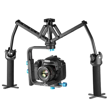 Neewer Prenosný Ručný Mechanický Stabilizátor kĺbové Ložisko Hliníkovej Zliatiny Konštrukcie pre Canon, Nikon, Sony DSLR Kamery