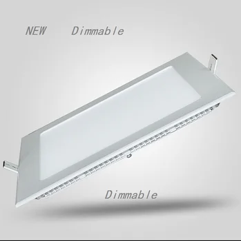 Stmievateľné LED Stropné Panel Svetlo 4W/6W/9W/12W/15W/25W Zapustené LED Downlight s vodičom