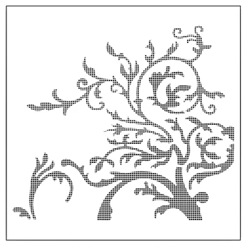 Konáre stromov Totem Plast Sprej Flower Tortu Formy Strew Pad Vzorkovníka Toaletný Cupcake Fondant Dekorácie Pečenie Nástroj Formy FQ4070