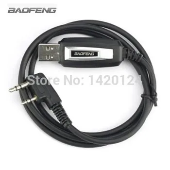 BAOFENG Programovanie USB Kábel pre BAOFENG UV-5R UV-3R+ 888S Dve spôsobom, Rádio S CD --doprava zadarmo