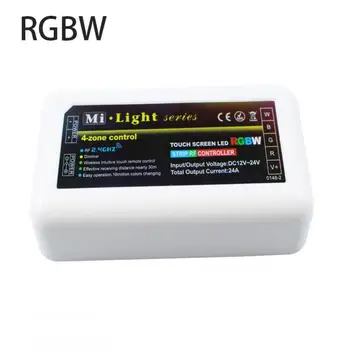 2.4 G 4-Zóna Mi Svetlo Bezdrôtový RF Bezdrôtový jednotného/RGB/RGBW LED Controller Stmievač pre 5050 3528 RGBW Led Pásu žiarovka la