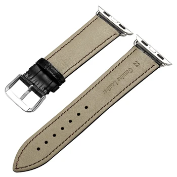 Kvalitné Originálne Hovädzie kože Watchband Popruh Pre Apple Hodinky Band Náramok 38mm 42mm Série 1 2 3 iWatch Nové PREDAJ