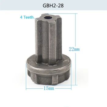 Elektrické kladivo Vplyv vŕtať spojka pre Bosch GBH2-28 GBH2-28D GBH2-28DFV, 4 zuby, Vysokej kvality!