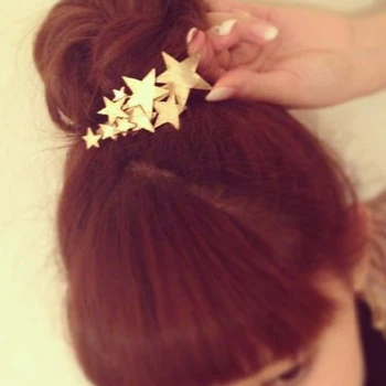 LNRRABC Módne Princezná Star Tvar sponky do vlasov Ženy Tiaras Svadobné Barrettes pokrývku hlavy Vlasy Klip Šperky, Vlasové Doplnky