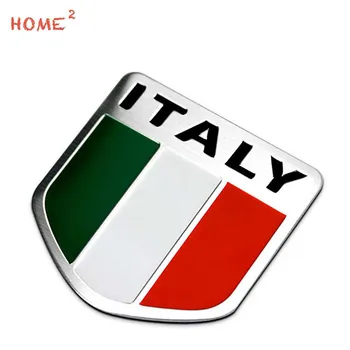 Auto Nálepky Taliansku Vlajku Znak Nálepky Odznak Odtlačkový Dekor Príslušenstvo pre haval Maserati Vespa Yamaha Toyota, Suzuki Subaru Audi MG