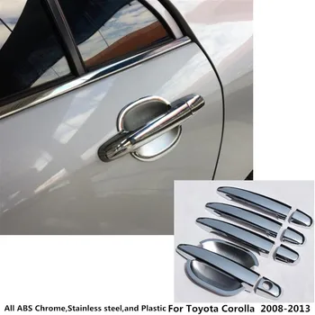 Auto kryt rámu panel na čítanie výbava ABS chróm kľučky a misy, odsávače Pre Toyota Corolla Altis 2008 2009 2010 2011 2012 2013