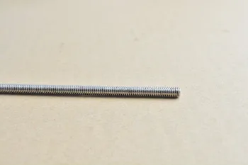 3d tlačiarne skrutky T5 skrutky priemer 5mm, dĺžka 500mm viesť 1 mm 2 mm 4 mm 304 nerezovej ocele trapézové skrutky 1pcs