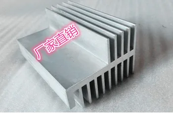 Voľný Lodi 2 ks/veľa High-power hliníkový radiátor široký 68mm,vysoká 50mm dĺžka môže byť prispôsobené 68*50*100 mm hliníkový chladič