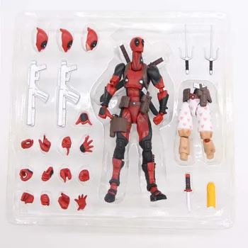 Marvel 16,5 cm Škatuli, X-MAN DeadPool Super Hrdina BJD Obrázok Model Hračky
