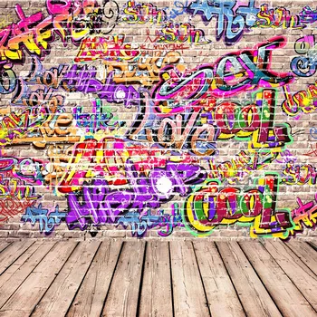 Allenjoy fotografie pozadí obchod Graffiti tehlovej steny tému pozadie Farebné a Cool text vzor na pozadí Nových Prírastkov
