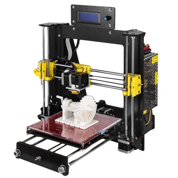 2018 Najnovšie OYfame 3D tlačiarne DIY kit impresora 3d tlačiarne & 4 hexagon kľúča CHKO Materiálov 1.75 biela