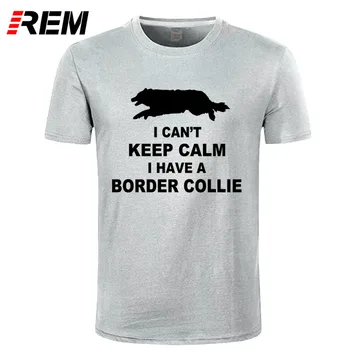 REM Zábavné nemôže Udržať Pokoj Border Kólia T-Tričko Tee Tričko Homme Lete Krátky Rukáv Mužov, T Košele Muž Camiseta