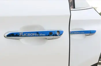 Z nehrdzavejúcej Ocele S Smart otvor Dvere, Rukoväť Kryt Rukoväť Výbava Kryt Na Hyundai Tucson Príslušenstvo 2016 2017