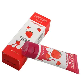 Hot Kiss Cherry Krém, 50 ml Jedlé Mazivo, Osobné Lubrikanty Oblek pre Orálny Sex Dospelých Produkty Mazanie pre Sex