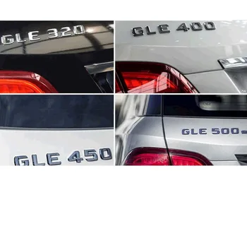 Nový Chrome ABS Zadný Kufor Písmená Odznak Odznaky Znak Emblémy Nálepky na Mercedes Benz Triedy A45 AMG W176 17-18