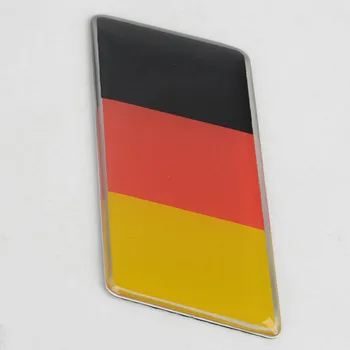 Mayitr 1pcs Epoxidové nemeckej Vlajky Logo, Znak, Odznak Auto Prednej maske Chladiča Odtlačkový Nálepky Auto Styling Exteriérové Dekorácie