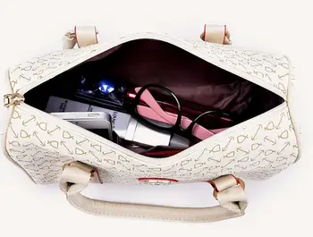 HORÚCE Super kožené ženy-messenger tašky dámy značky vzory Bežné kapsičky+ Kabelka+brašna+Kabelka+Spojka 5 KS kompozitné taška