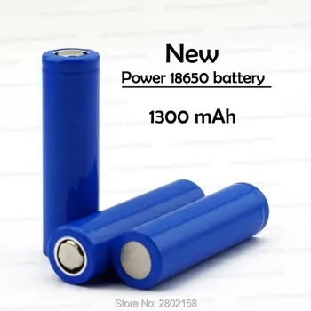 6 KS doprava zadarmo 18650 1300 mah lítiová batéria 3,7 V silnom svetle baterky nabíjateľná batéria ochrany rada